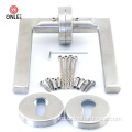 Stainless Steel Door Lever Handle On Rose Art.511-S1Y-7